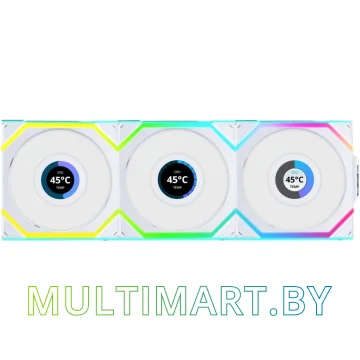 Набор вентиляторов Lian Li Uni Fan SL 120 Wireless LCD (G99.12SLLCD1W3W.R0)